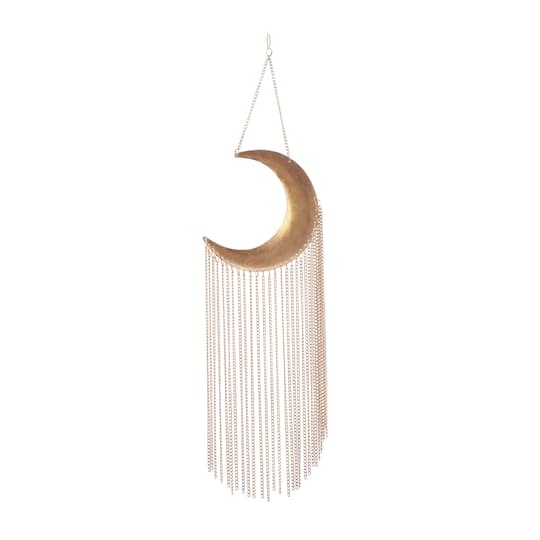 Gold Iron Glam Windchime, 30" x 8"